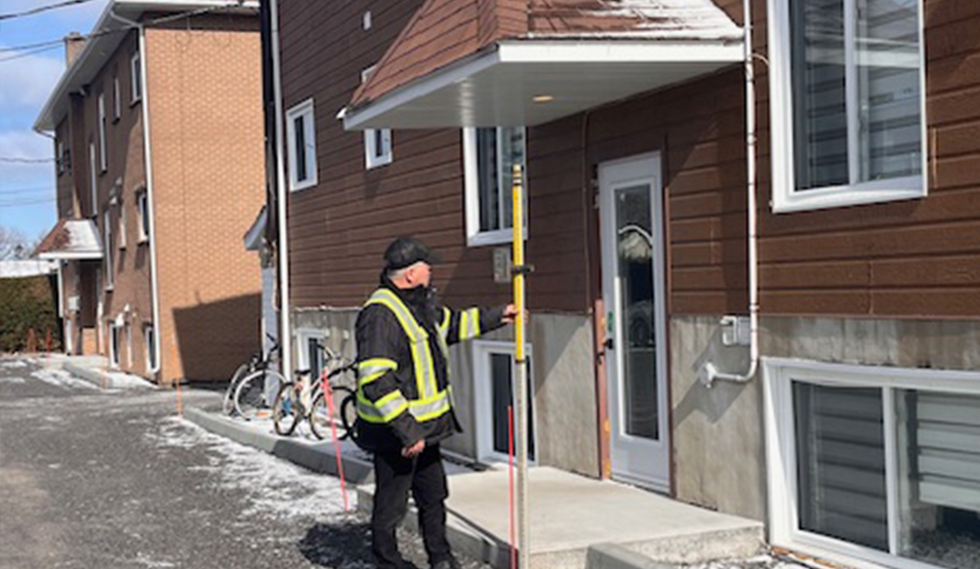 Travaux exécutés au laser